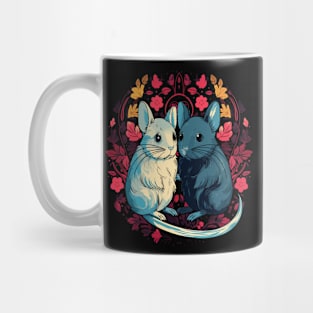 Chinchilla Couple Valentine Mug